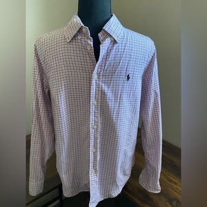 Boys button down Ralph Lauren dress shirt.